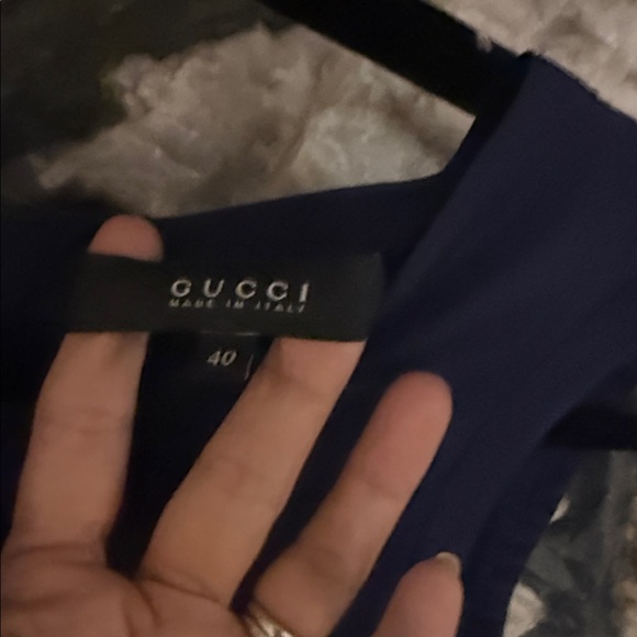 Gucci Navy Blue Mini Dress - Picture 3 of 9